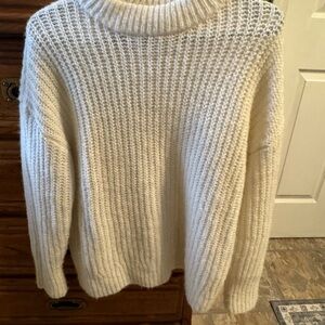 Old Navy Cream Knit Sweater